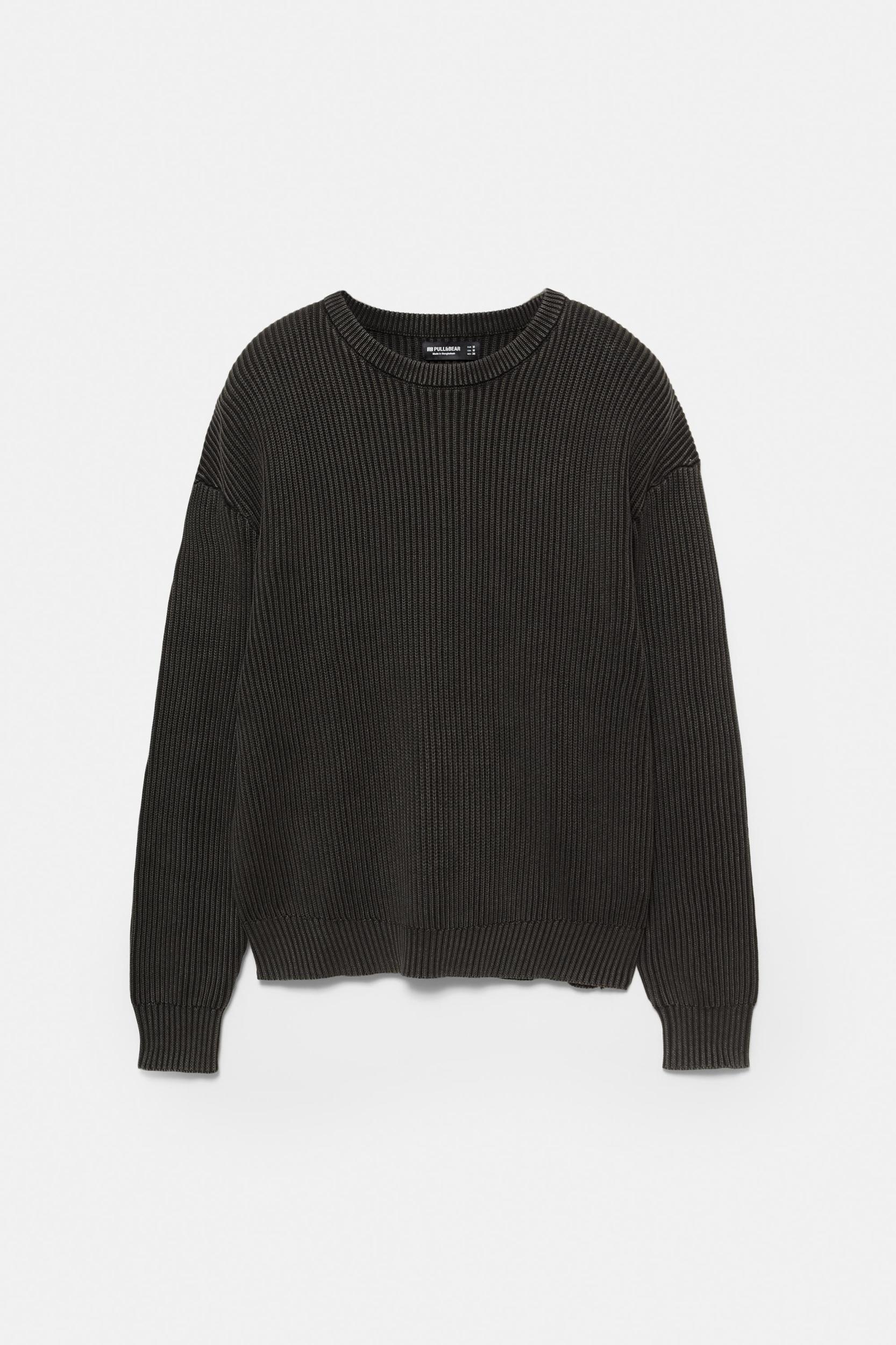Acid wash knit jumper Product Image