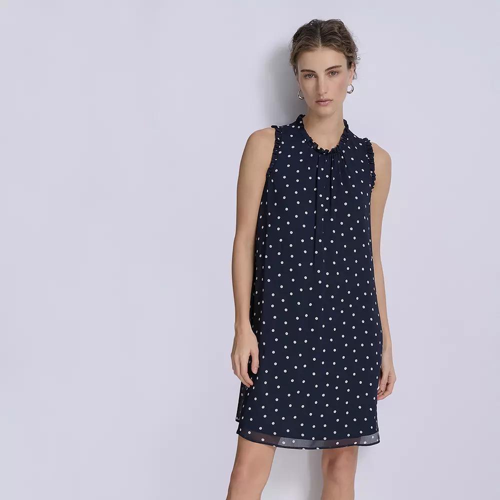 Women's Harper Rose Sleeveless Ruffle Shift Mini Dress,  Product Image