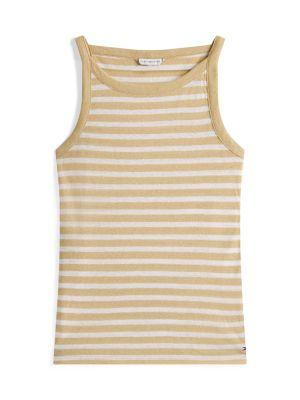 Linen Blend Stripe Tank Top Product Image