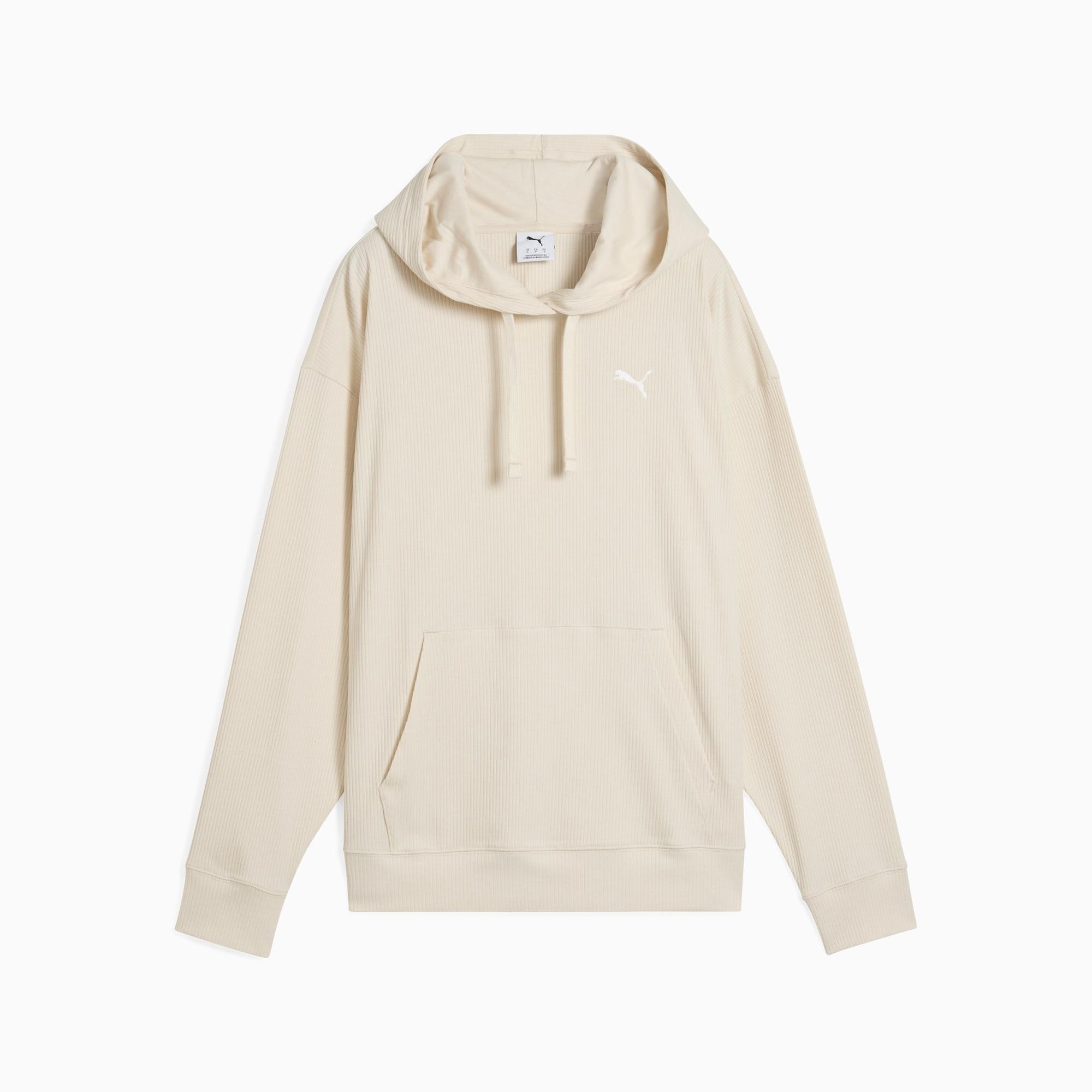 ESS ELEVATED Comfort Rib Hoodie Women Product Image