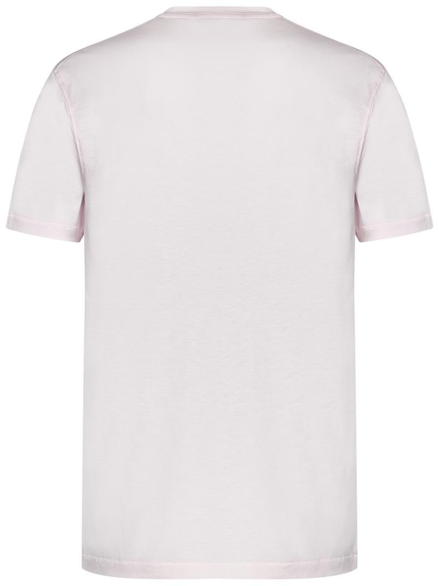 TOM FORD Placed Rib Slim-fit Lyocell And Cotton-blend T-shirt In Neutrals Product Image
