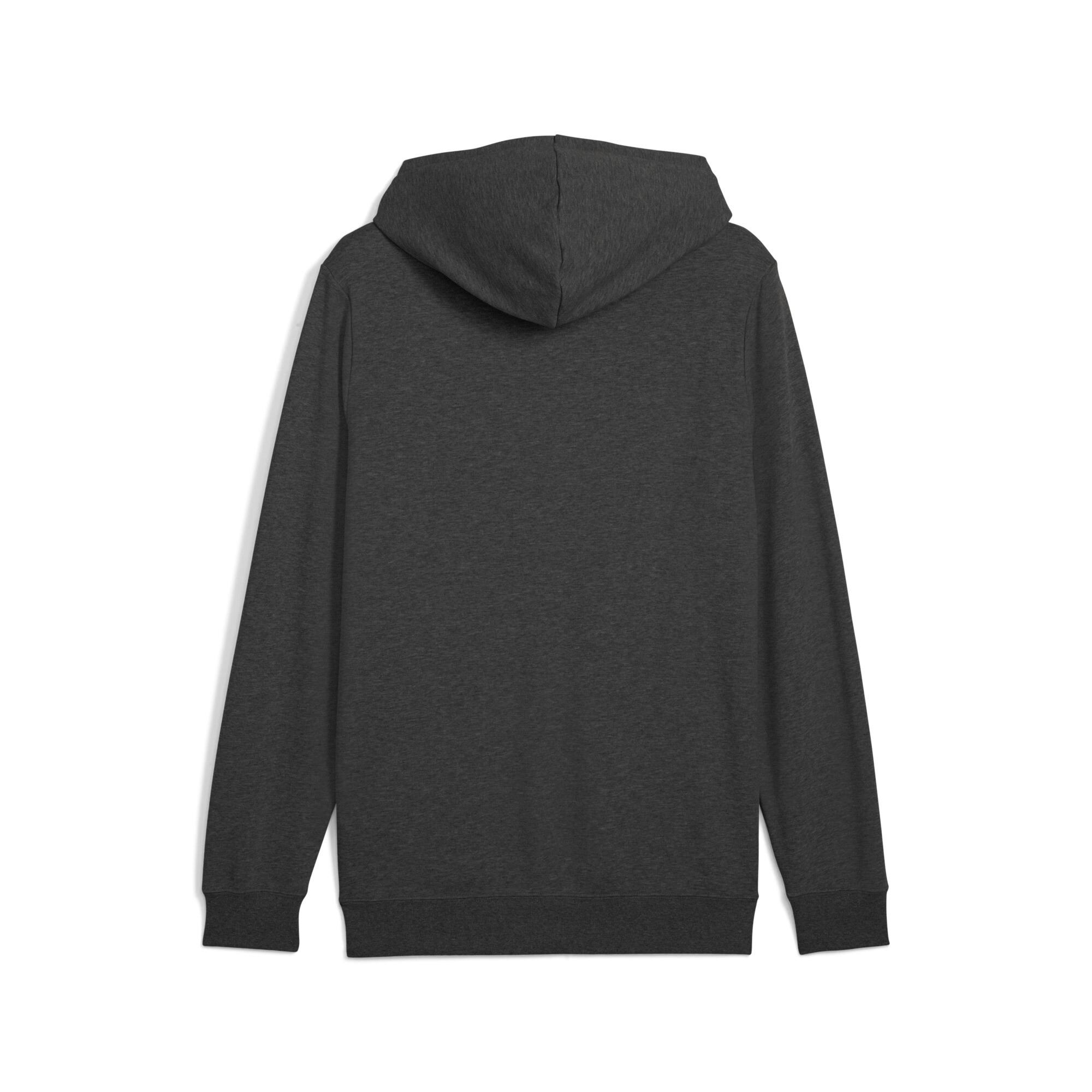 PUMA Essentials No. 1 Logo Men's Hoodie in Dark Grey Heather Product Image