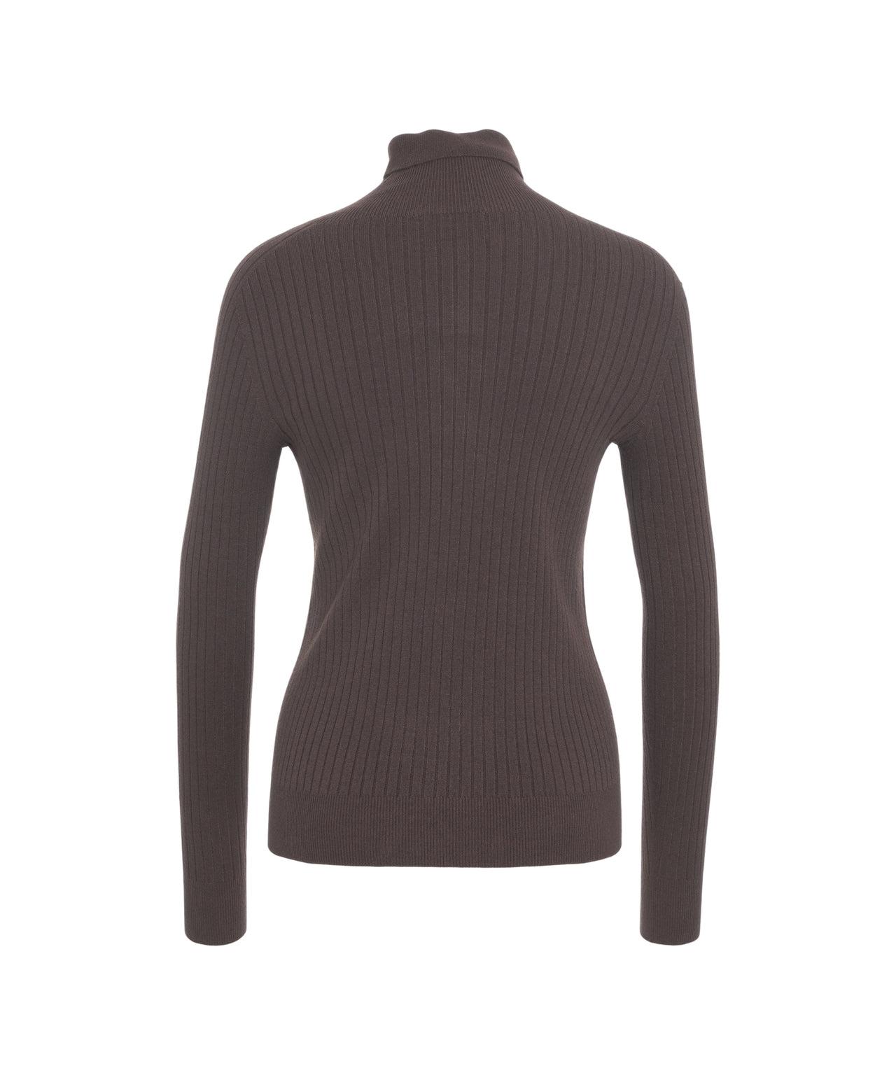 Turtleneck knit sweater Product Image