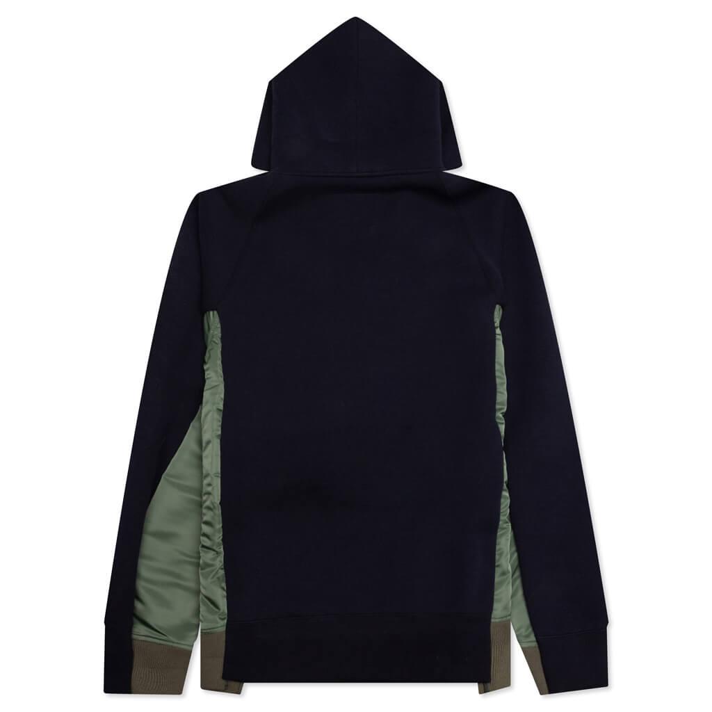 Sponge Sweat x MA-1 Hoodie 212 - Navy/Khaki Male Product Image