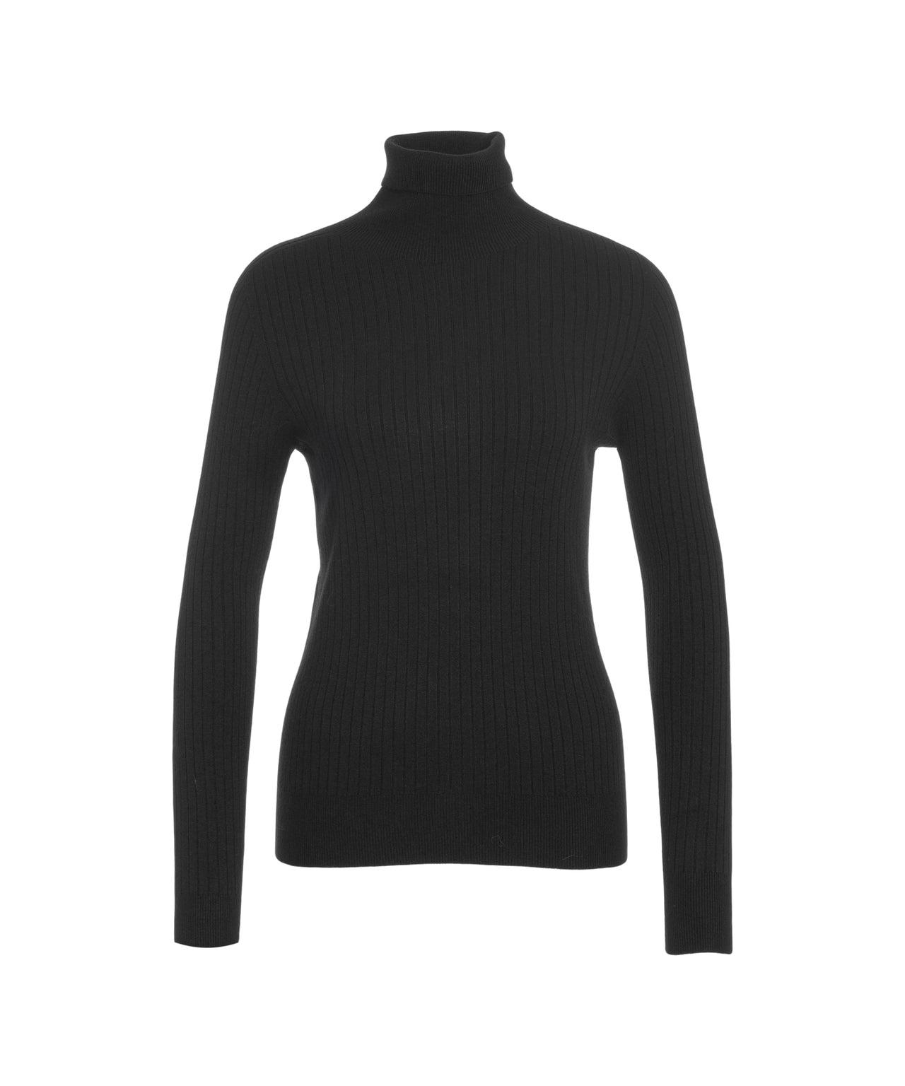 Turtleneck knit sweater Product Image