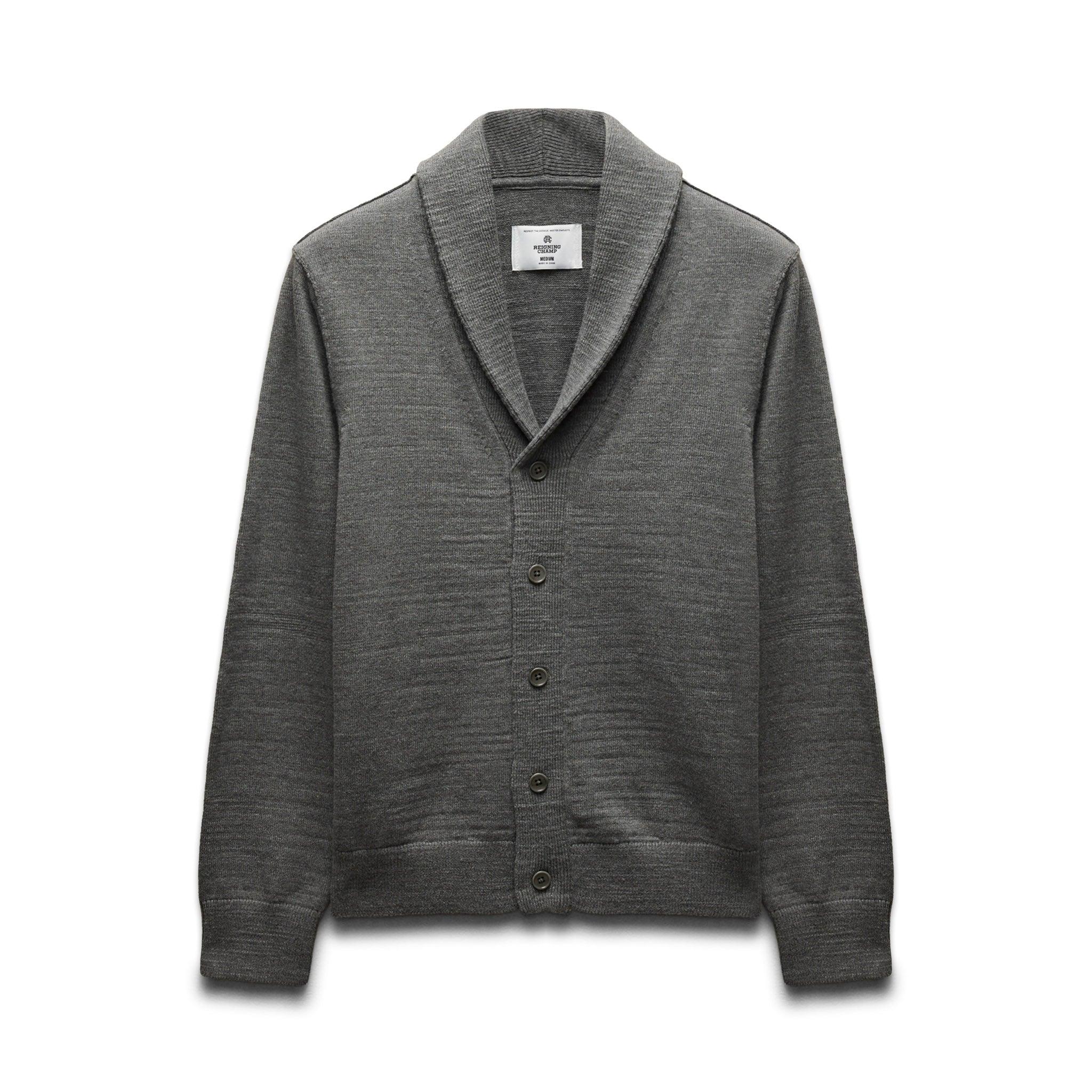 Cotton Slub Laurel Shawl Cardigan Male Product Image