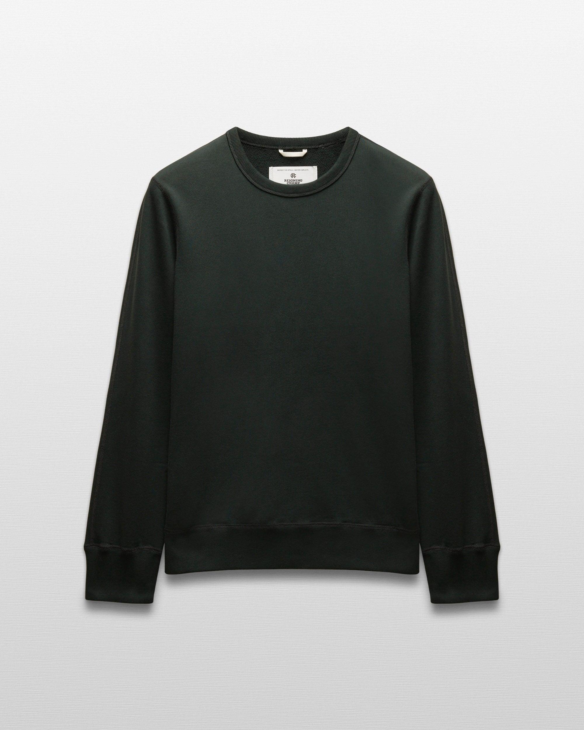 Midweight Terry Slim Crewneck - Vault Male Product Image