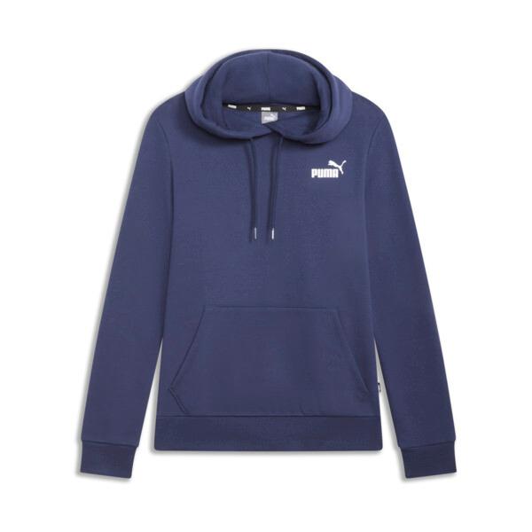 PUMA ESS Small Logo Women's Hoodie in Dark Blue Product Image
