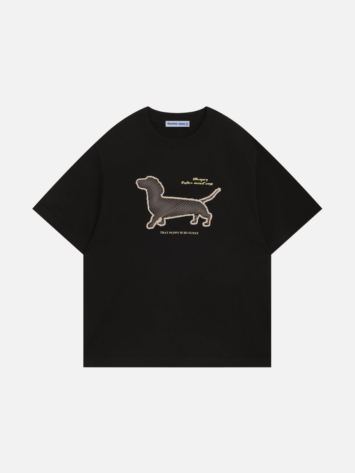 Aelfric Eden Graffiti Dachshund Print Tee Product Image