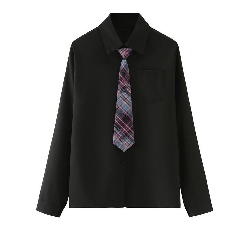 School Uniform Cosplay Long Sleeve Shirt / Short Sleeve Shirt / Tie / Set (Various Designs) Product Image