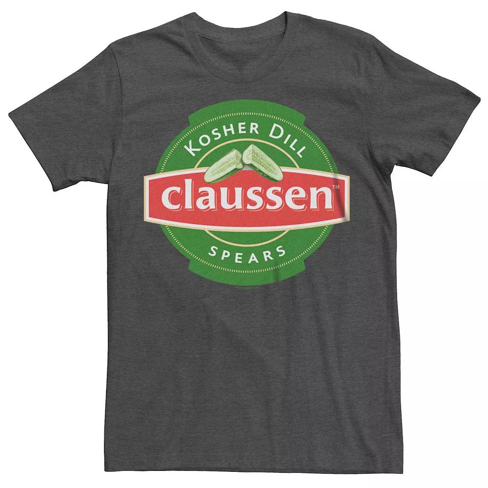 Men's Claussen Kosher Dill Spears Color Logo Graphic Tee,  Product Image