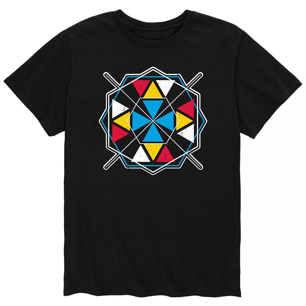 Men's Geometric Art Tee,  Product Image