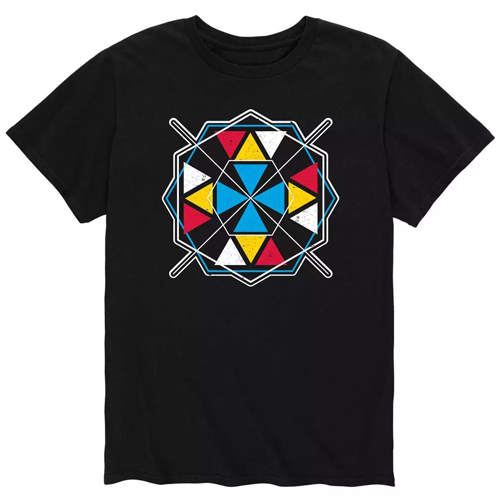 Men's Geometric Art Tee,  Product Image