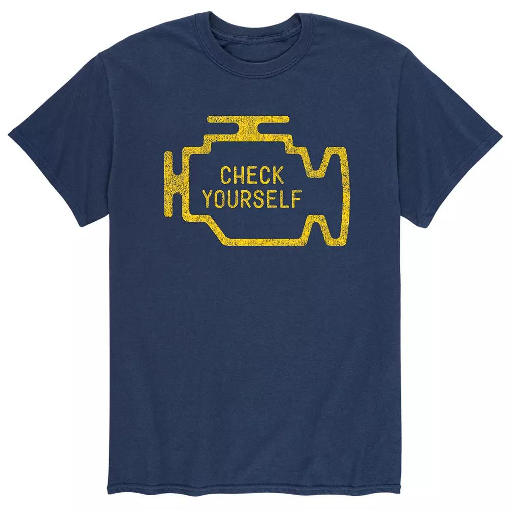 Men's Engine Light Check Yourself Tee,  Product Image