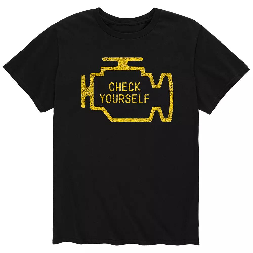 Men's Engine Light Check Yourself Tee,  Product Image