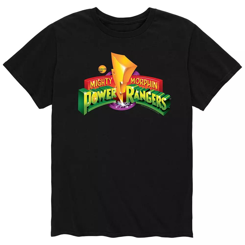 Men's Power Rangers Retro Logo Tee,  Product Image