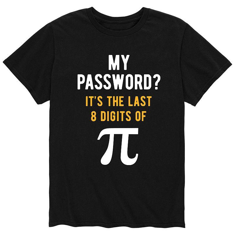 Men's Password Last Of Pi Tee,  Product Image