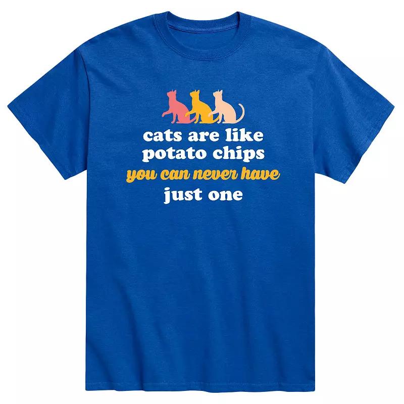 Men's Cats Are Like Potato Chip Tee,  Product Image