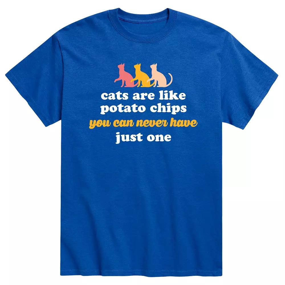 Men's Cats Are Like Potato Chip Tee,  Product Image