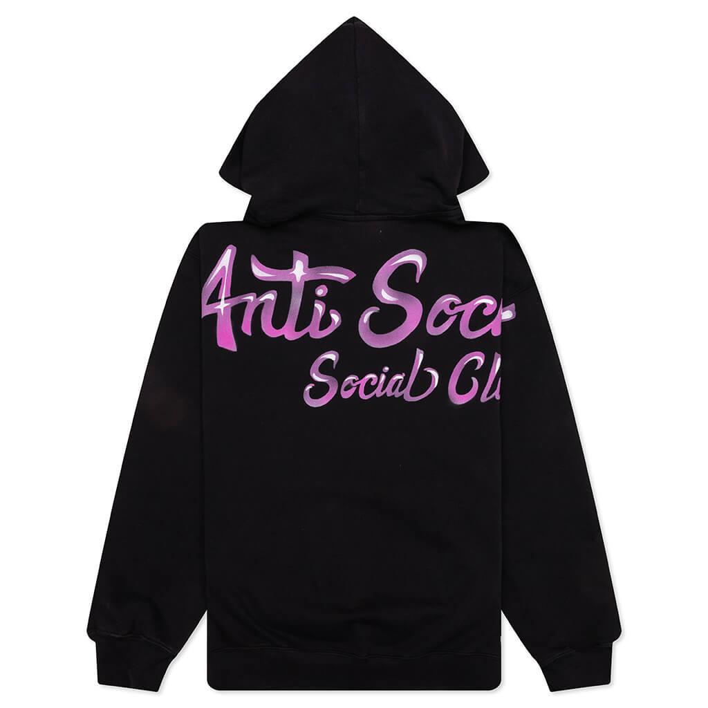 Airbrushed Hoodie - Black Male Product Image