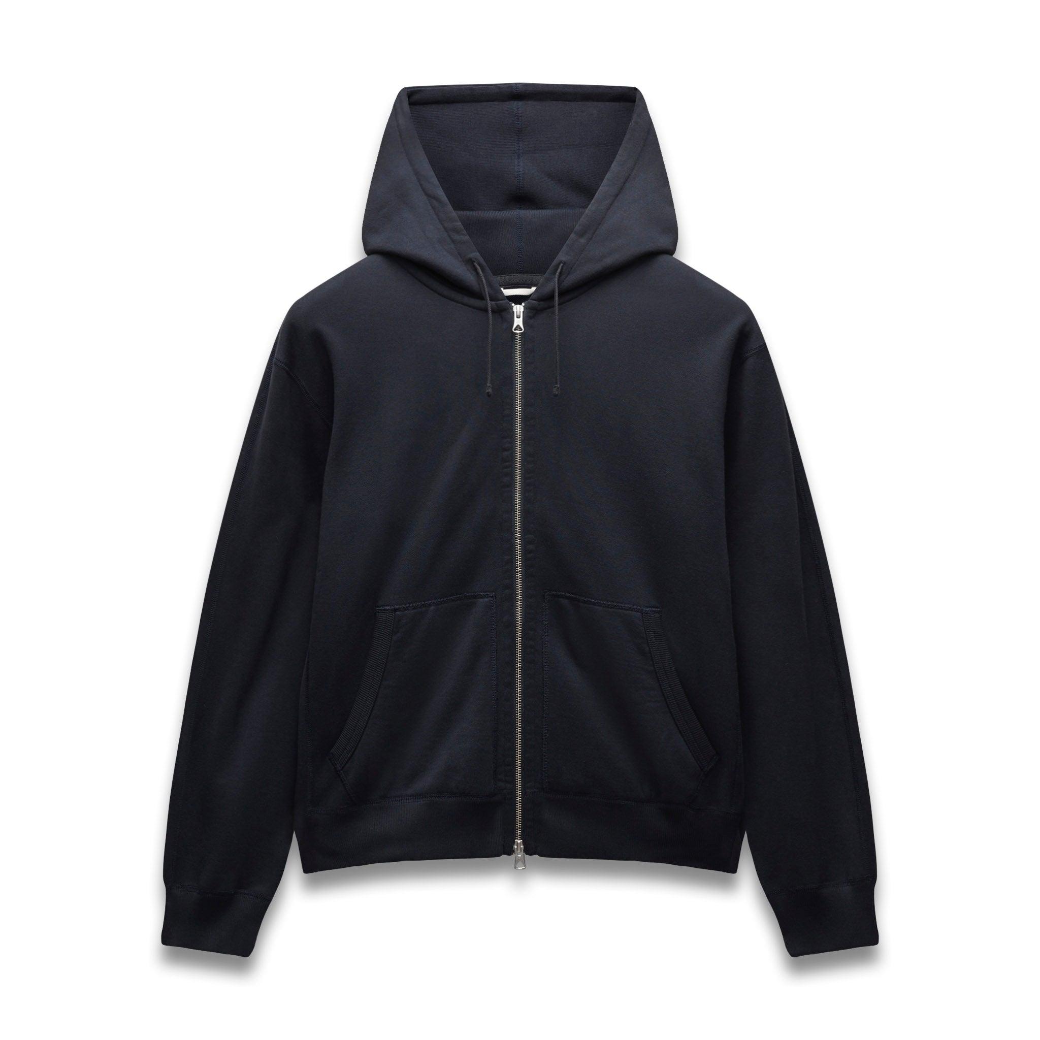 Midweight Terry Standard Zip Hoodie Male Product Image