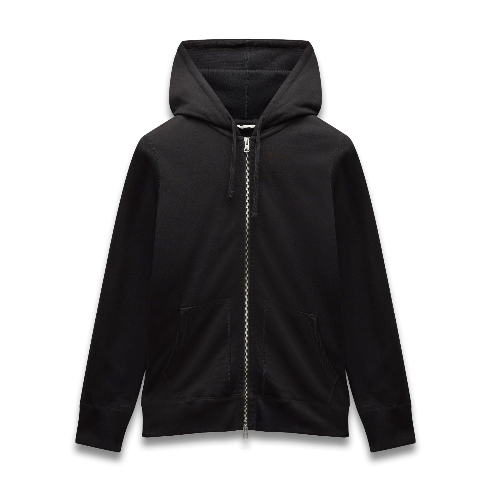 Midweight Terry Slim Zip Hoodie Male Product Image
