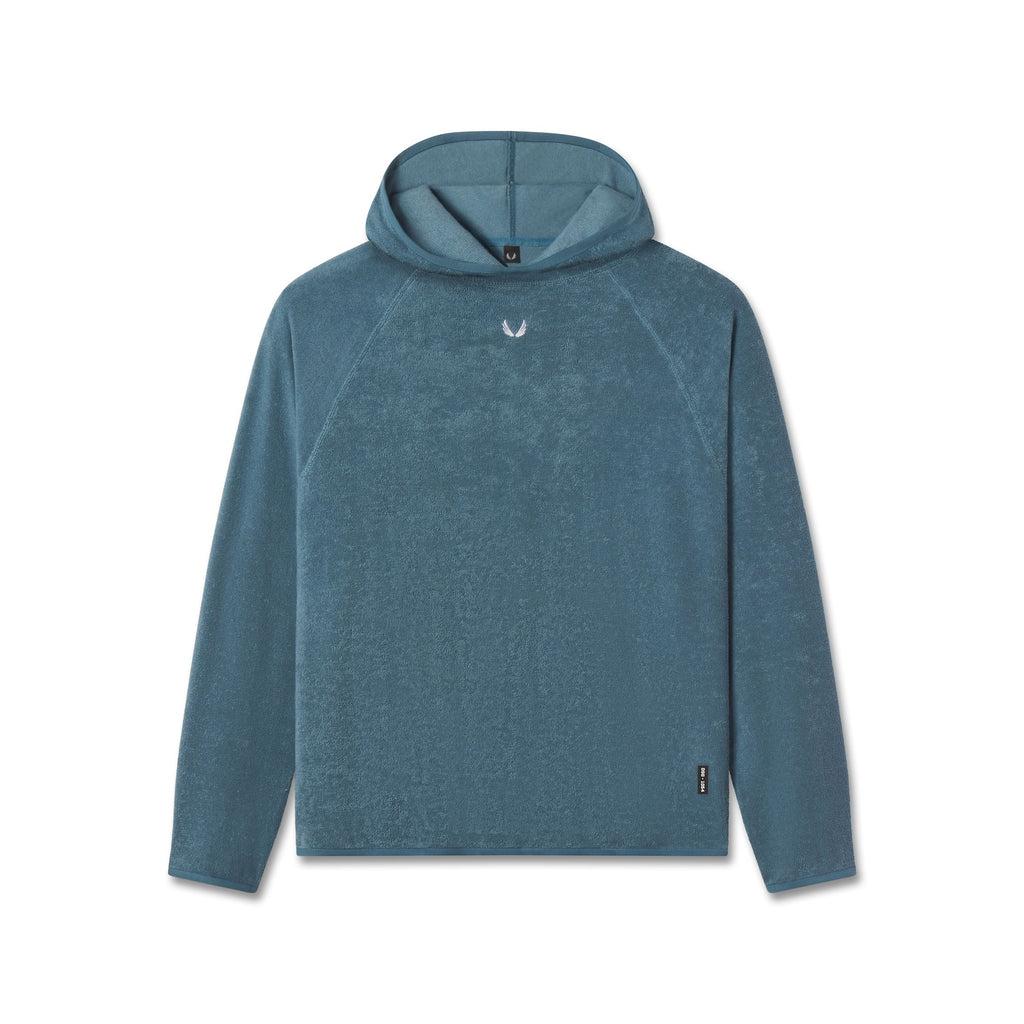 1054. Towel Terry Reversible Hoodie - Storm Product Image