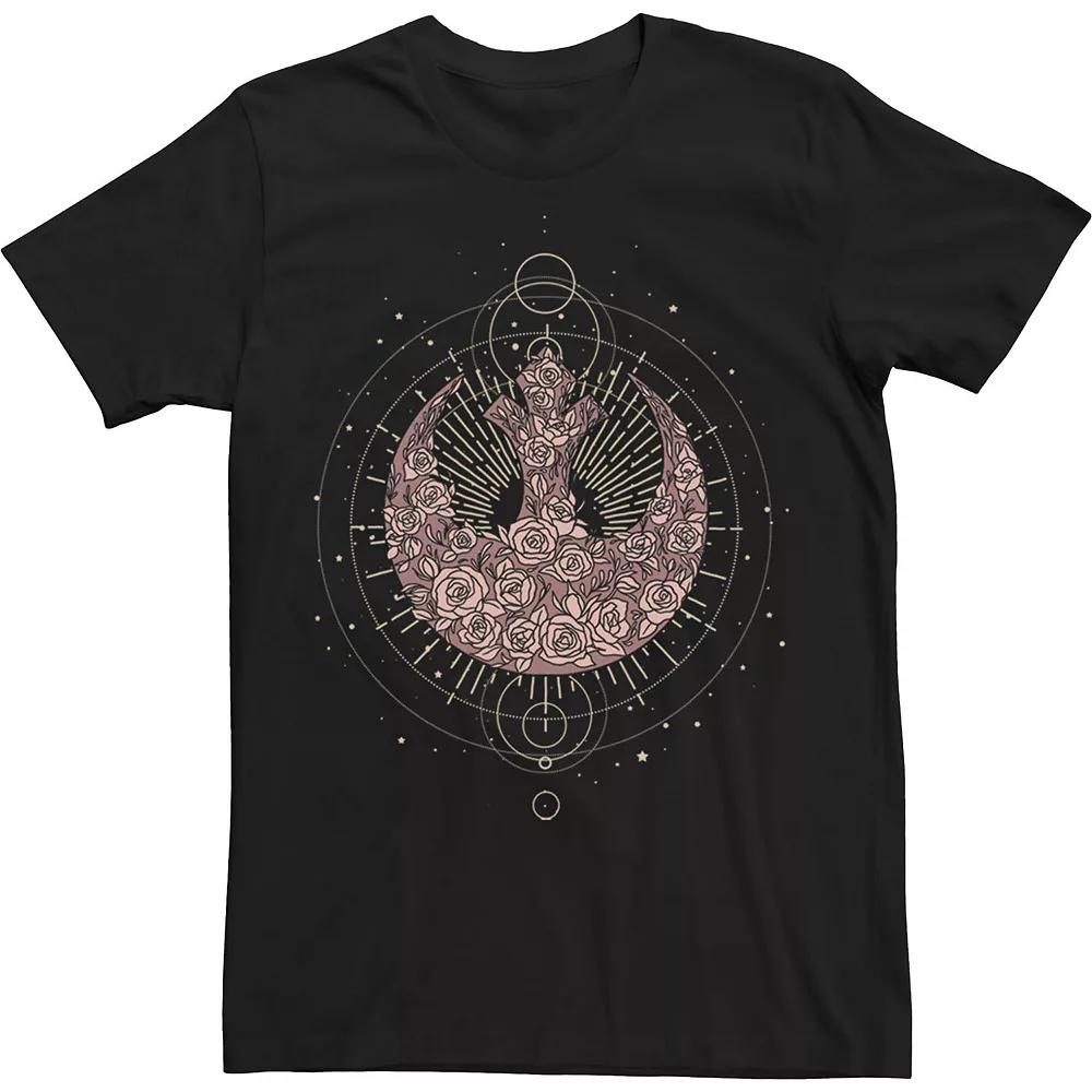 Men's Star Wars Celestial Rose Rebel Tee,  Product Image