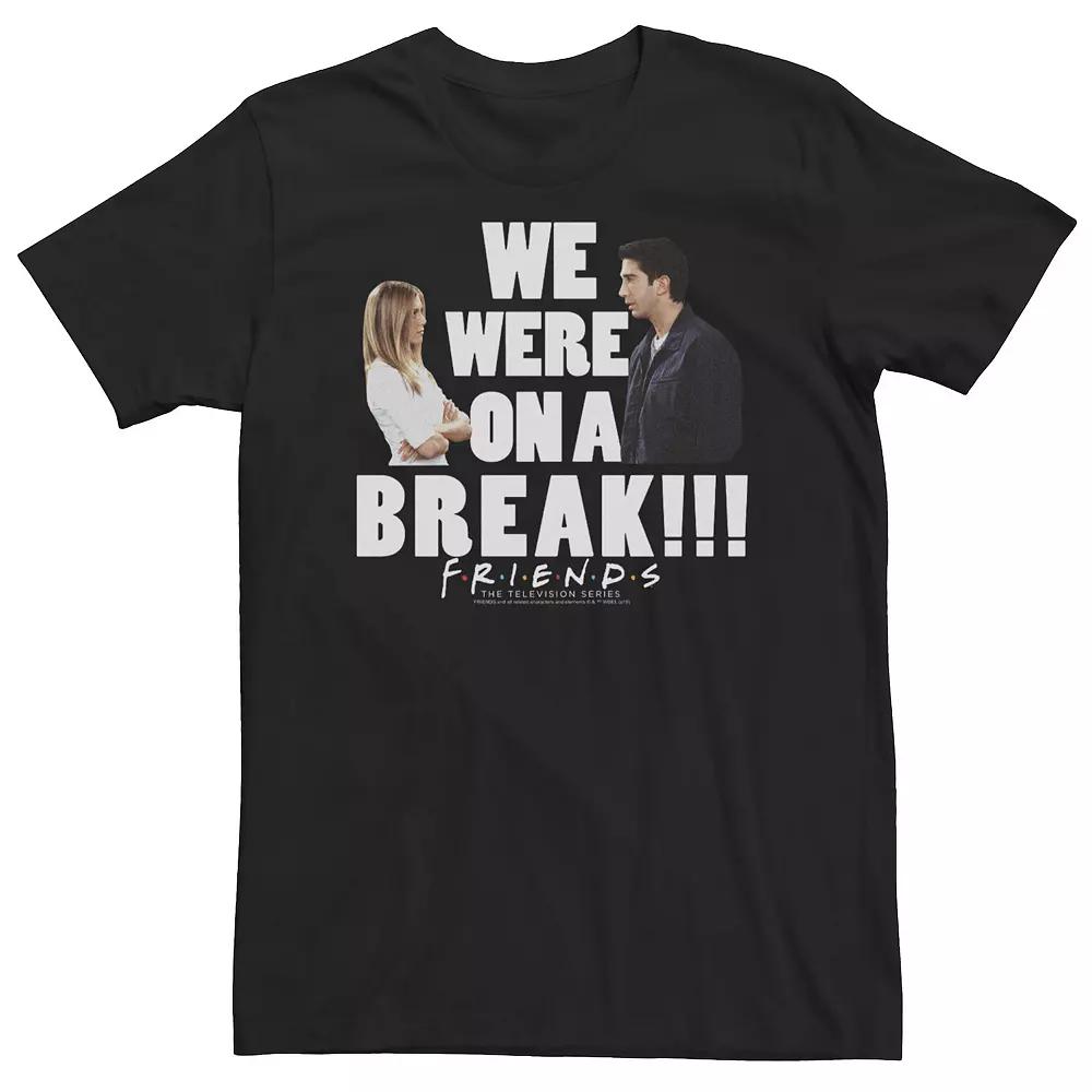 Big & Tall Friends Ross And Rachel We Were On A Break!!! Tee, Men's,  Product Image
