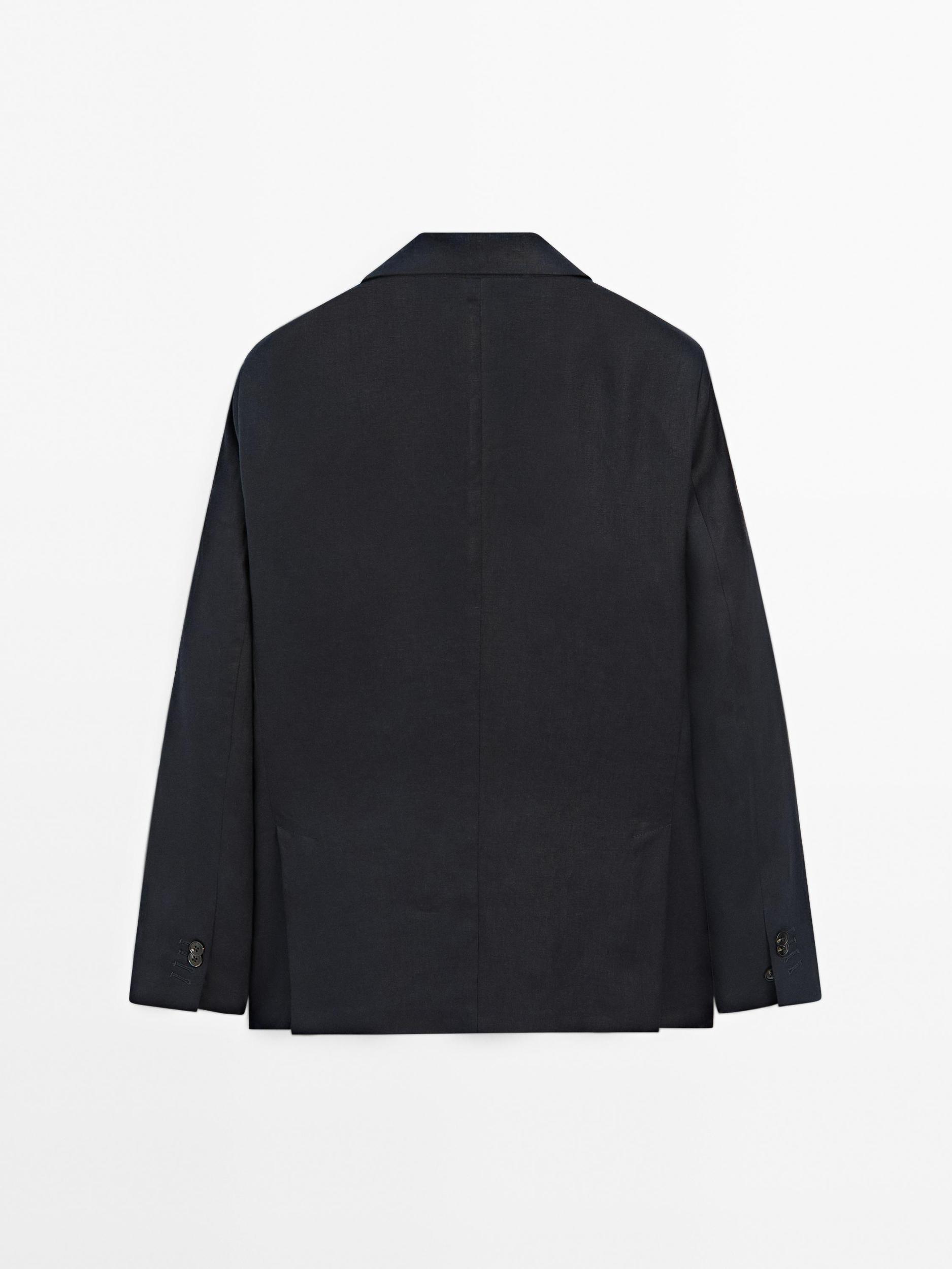 100% linen suit blazer Product Image