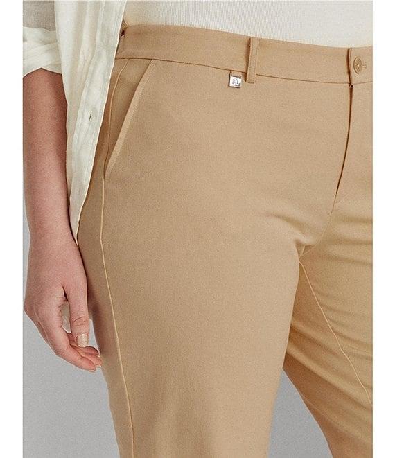 Lauren Ralph Lauren Plus Size Stretch Cotton Twill Shorts Product Image