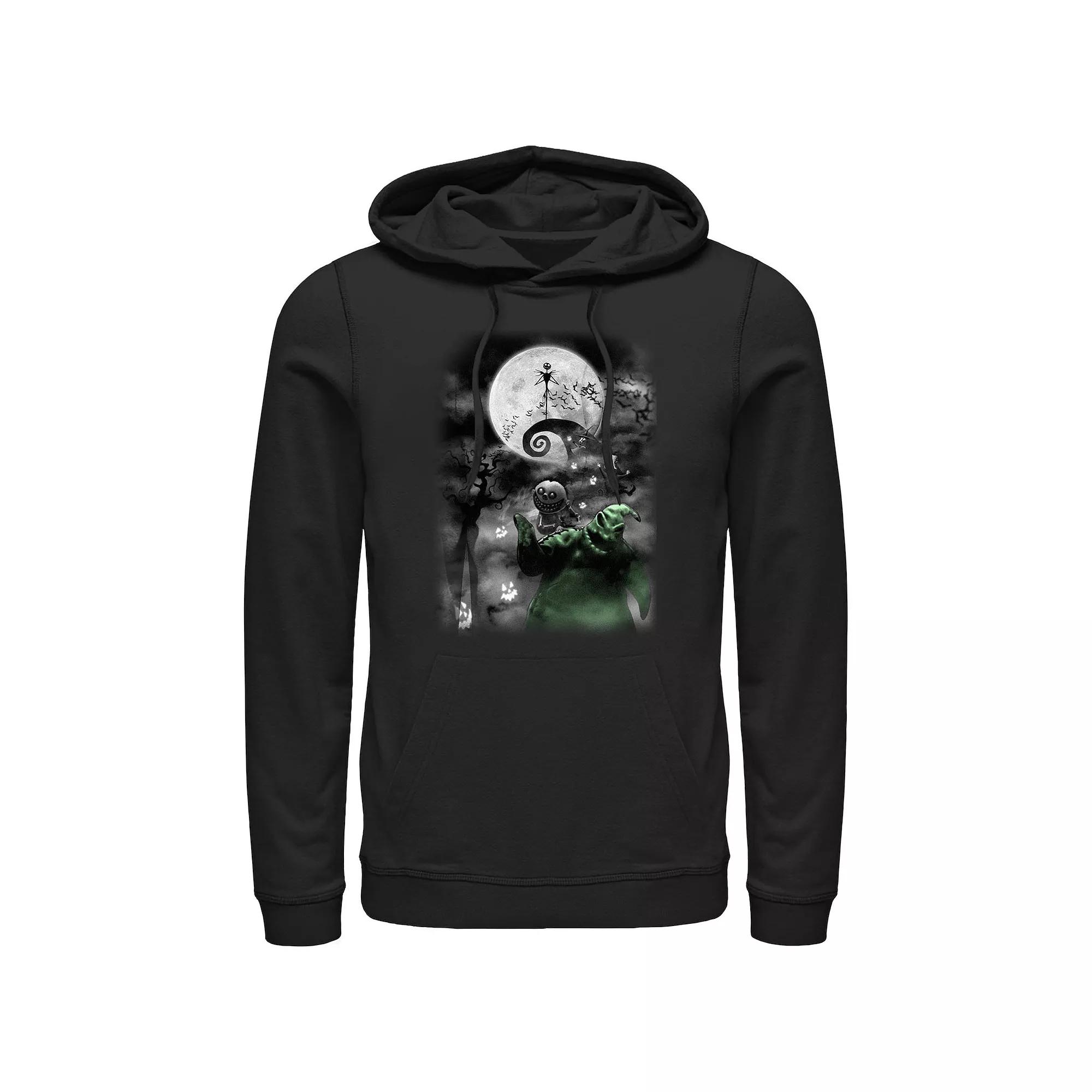 Disney's The Nightmare Before Christmas Scary Night Men's Graphic Hoodie,  Product Image