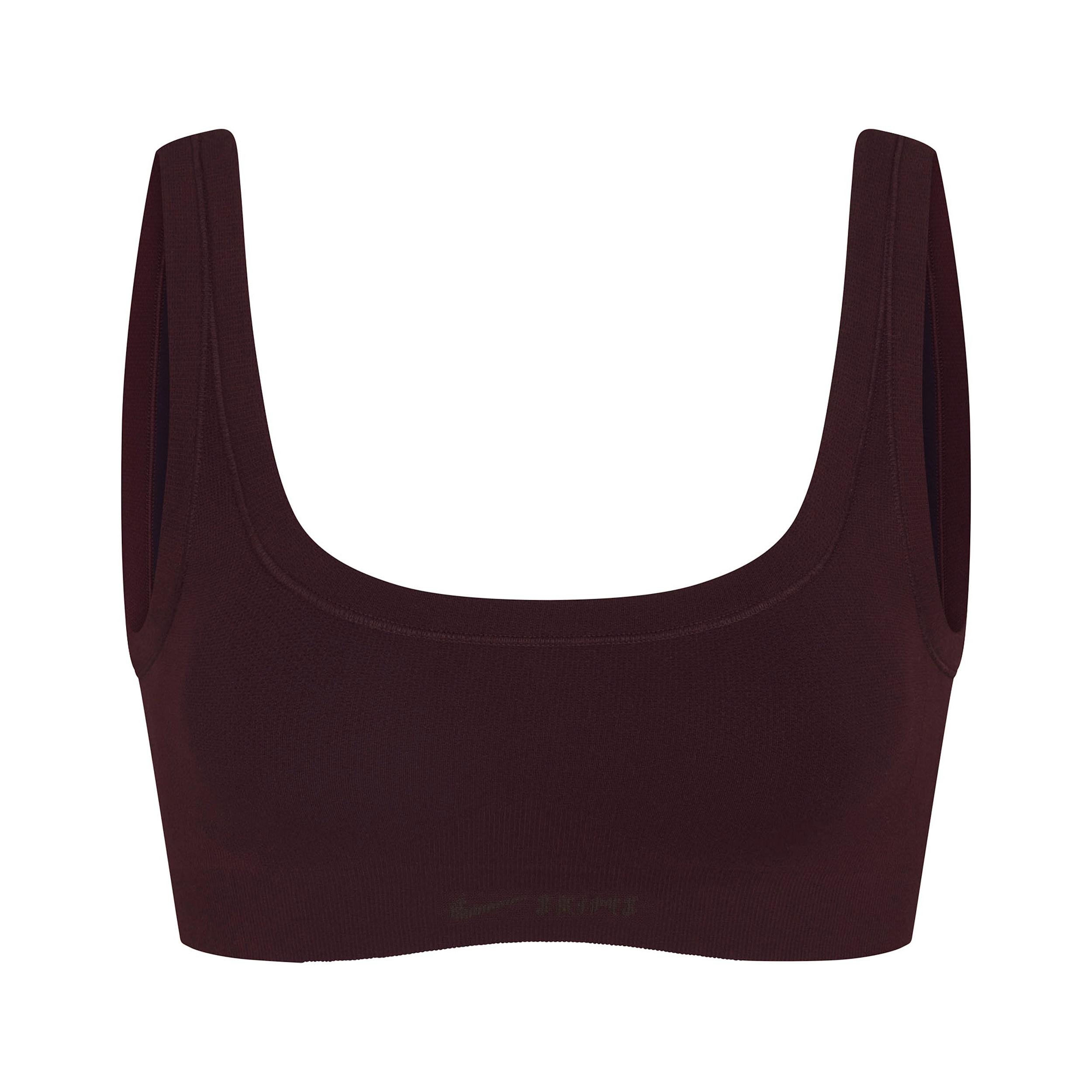 Nike Womens SKIMS Vintage Seamless Mock-Neck Crop Top | TPLST7919W-CUR Product Image