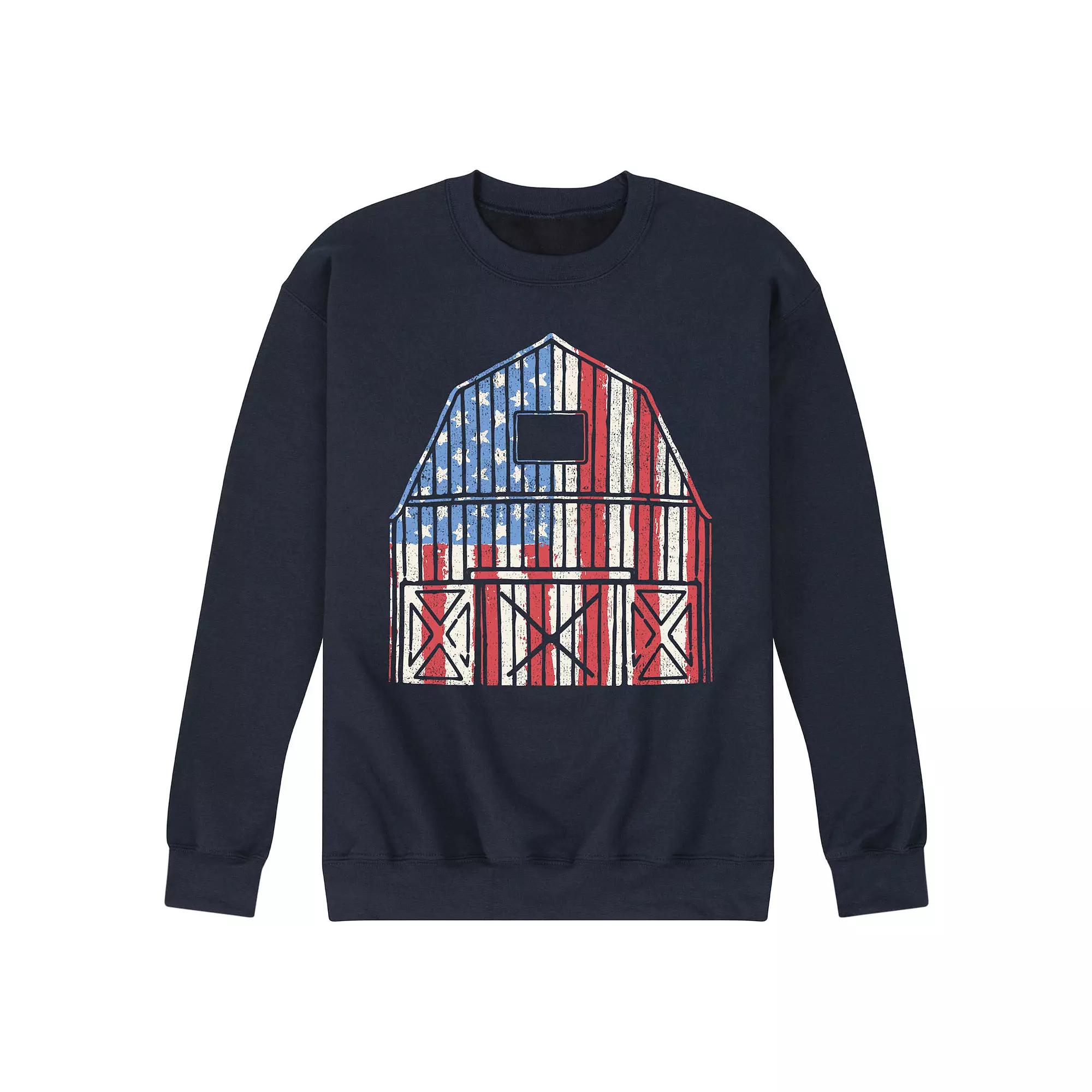 Men's USA Barn Fleece Sweatshirt,  Product Image