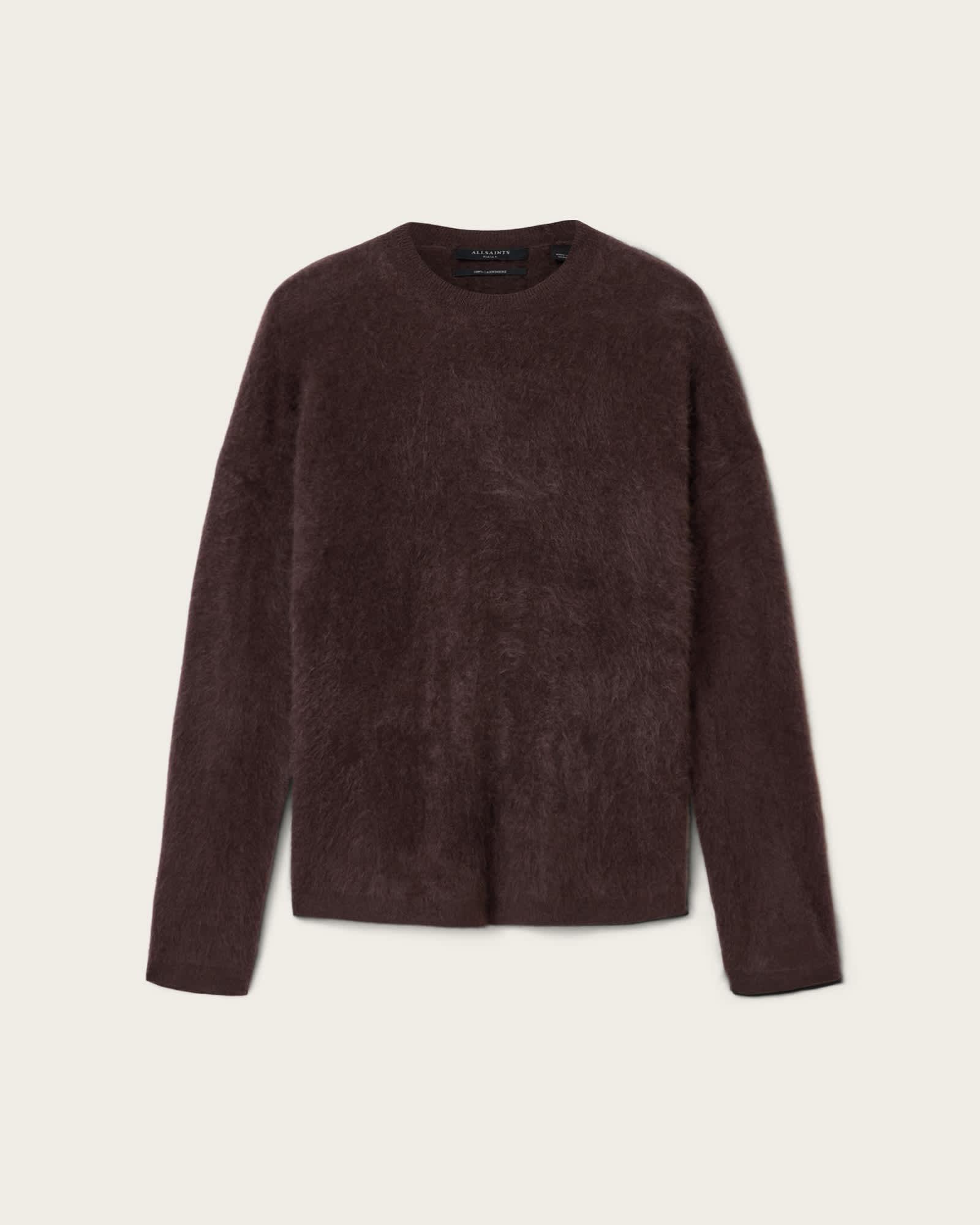 Rebel Cashmere Sweater OXBLOOD RED | ALLSAINTS US Product Image