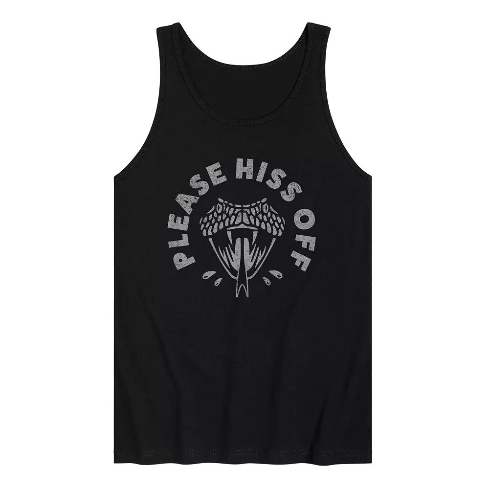 Men's Hiss Off Snake Graphic Tank Top,  Product Image