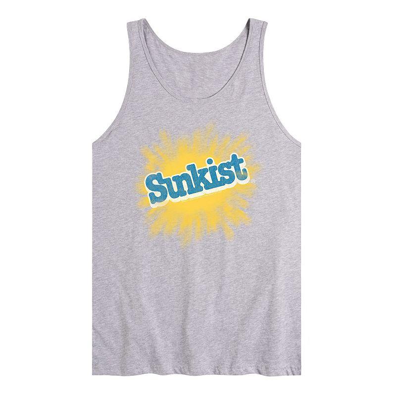 Men's Sunkist Tie Dye Tank Top,  Product Image