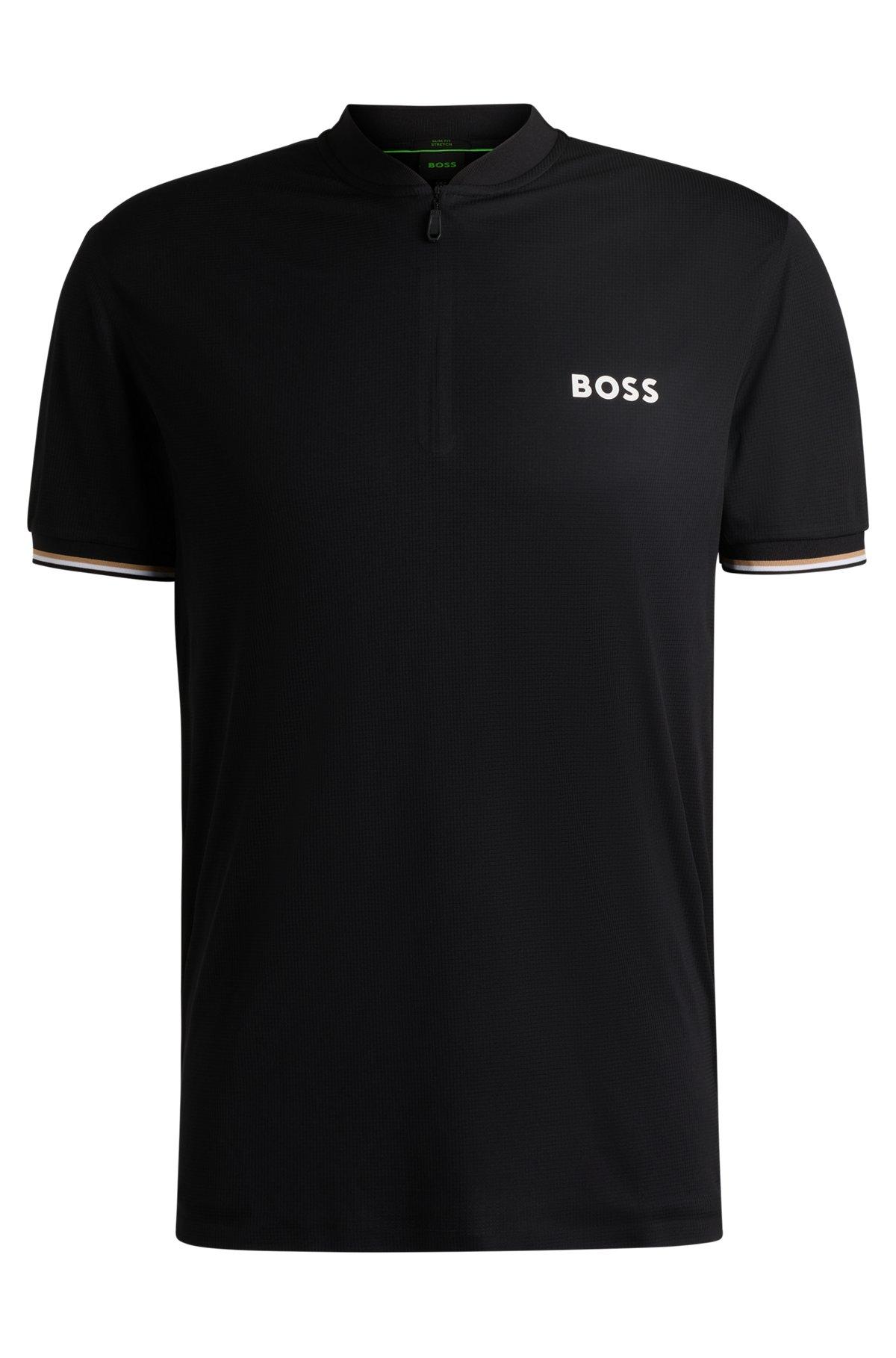 Active slim-fit polo shirt Product Image