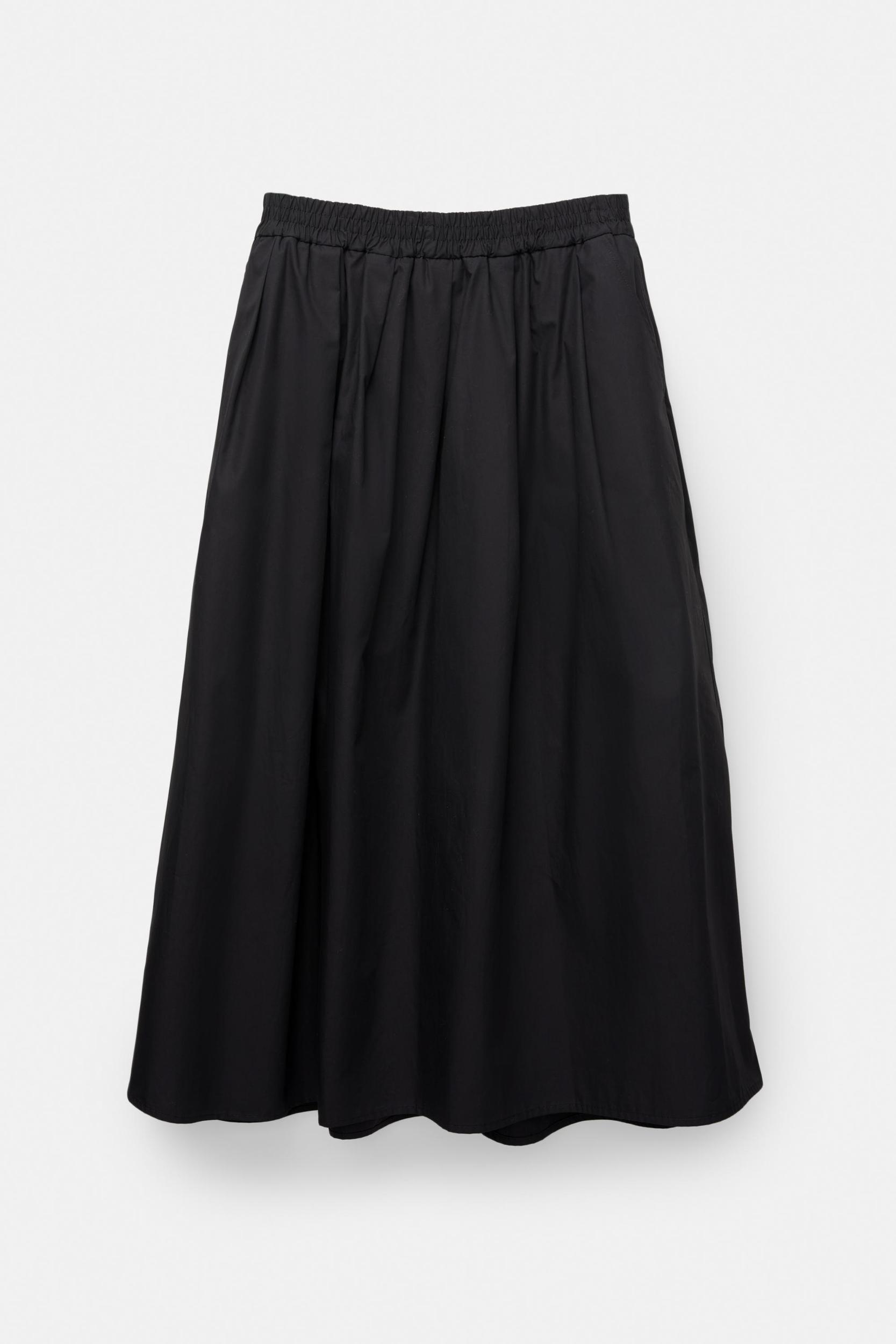 Poplin midi skirt Product Image