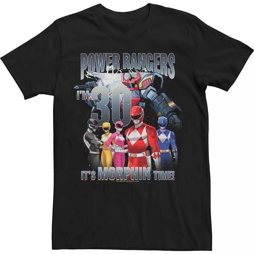 Men's Power Rangers I'm 30 It's Morphin' Time Tee,  Product Image