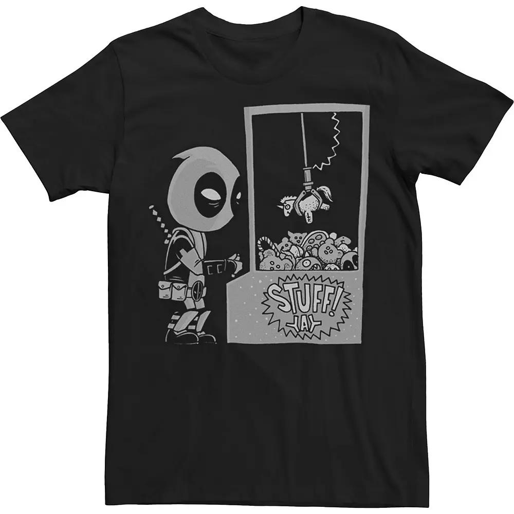 Big & Tall Marvel Deadpool Claw Machine Drawing Tee, Men's, Size: XL Tall, Black Product Image