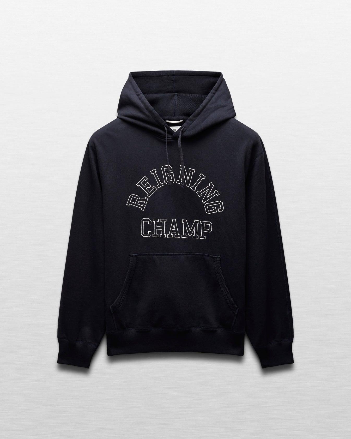 Midweight Terry Arch Logo Standard Hoodie Male Product Image
