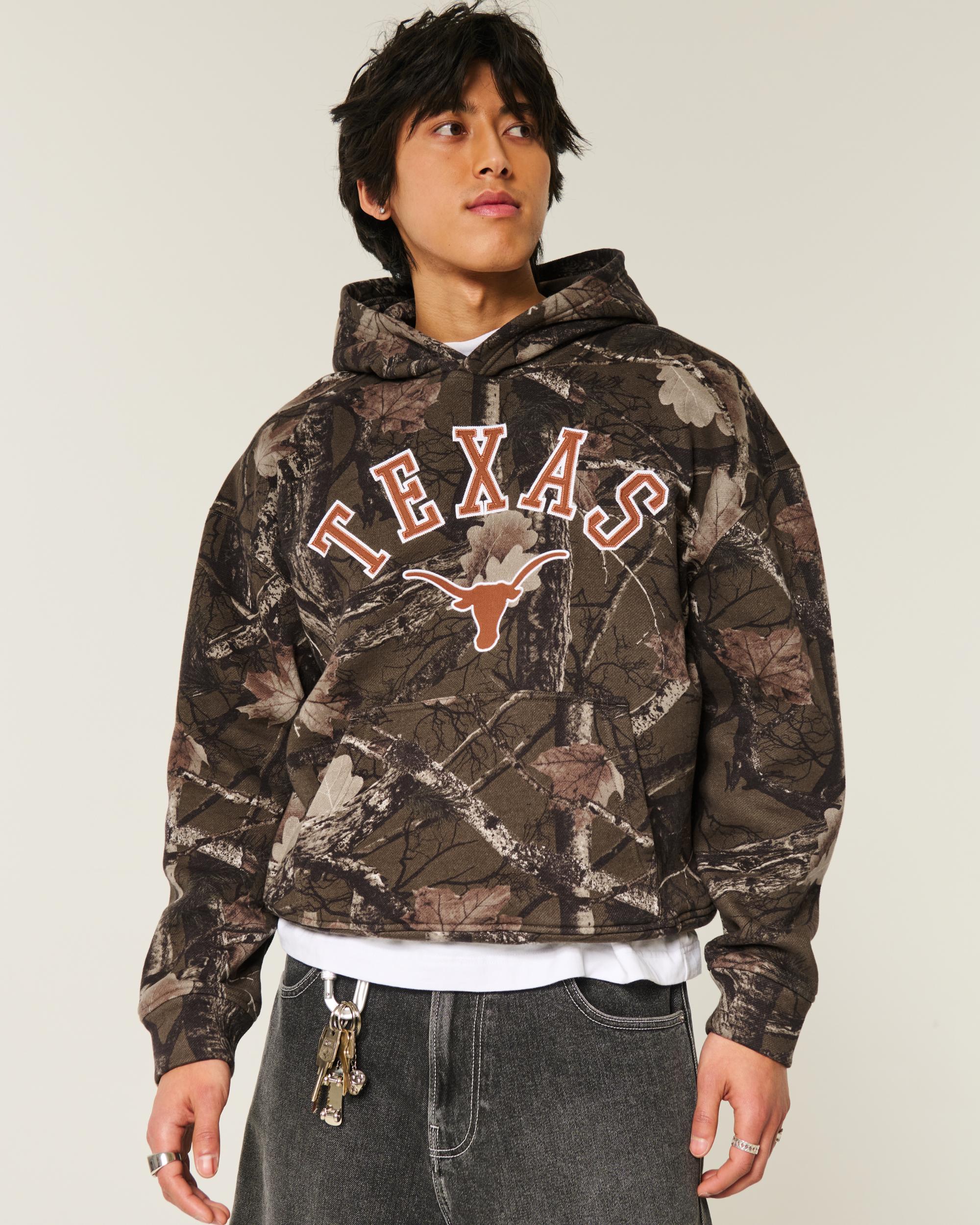 Boxy UConn Graphic Hoodie Product Image