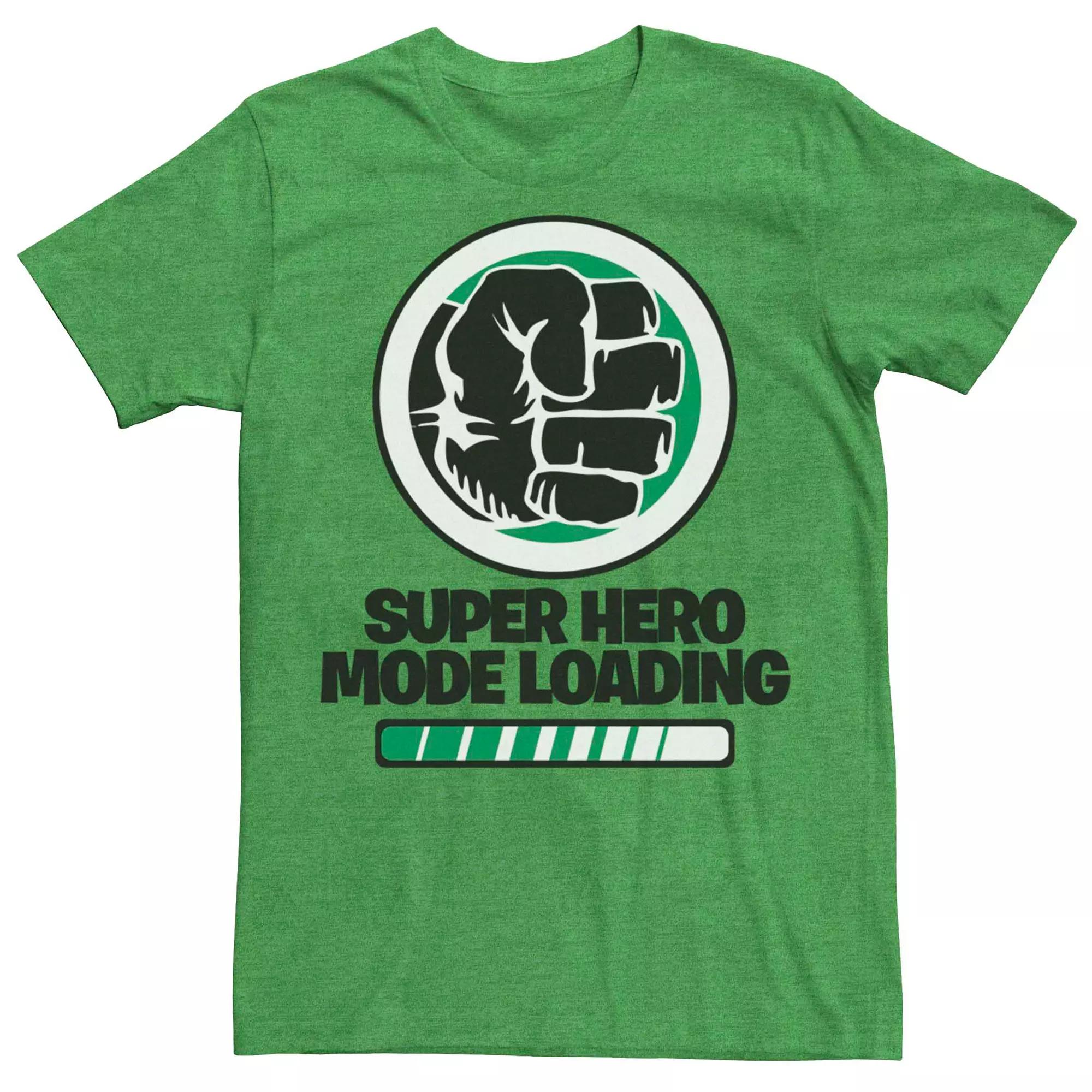 Men's Marvel Hulk Super Hero Loading Logo Tee,  Product Image