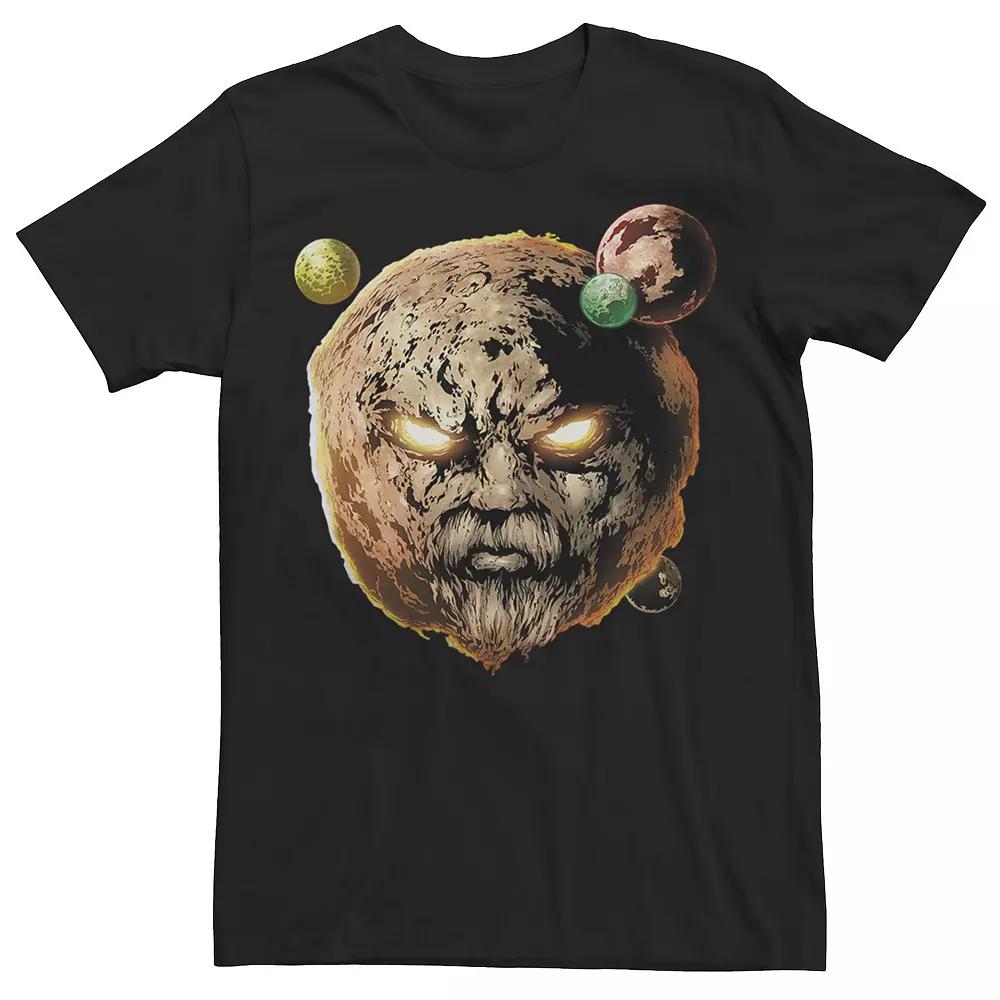 Men's Marvel Ego The Living Planet In Orbit Tee, Size: 3XL, Black Product Image