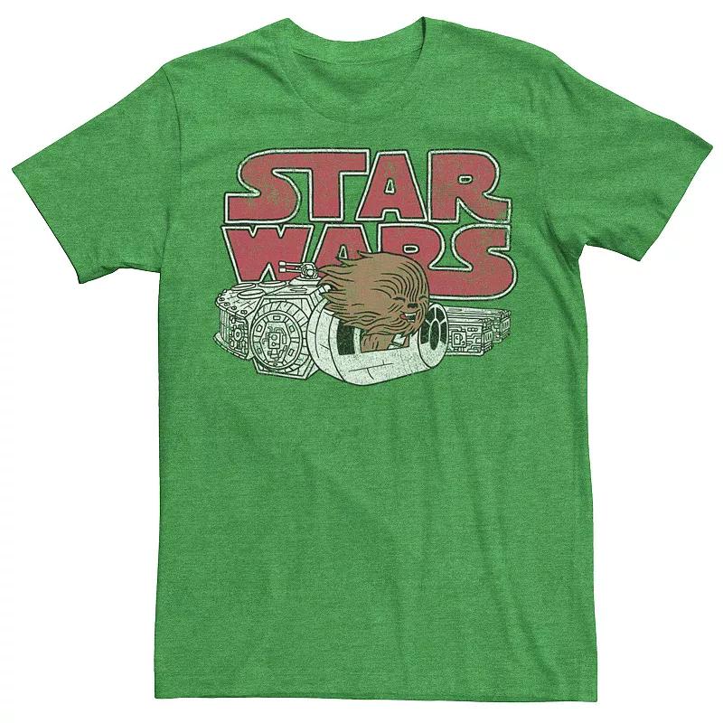 Men's Star Wars Chewbacca Falcon Cute Logo Tee,  Product Image