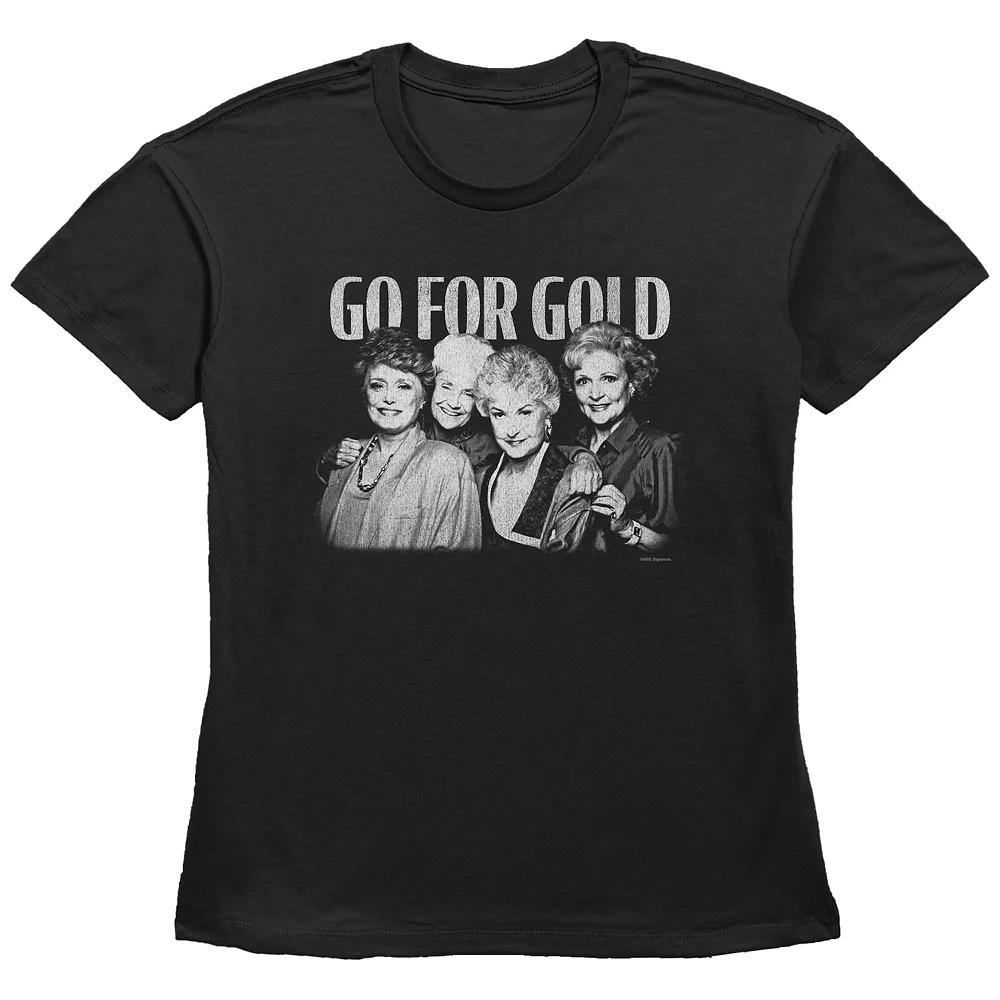 Women's The Golden Girls Go For Gold Graphic Tee,  Product Image