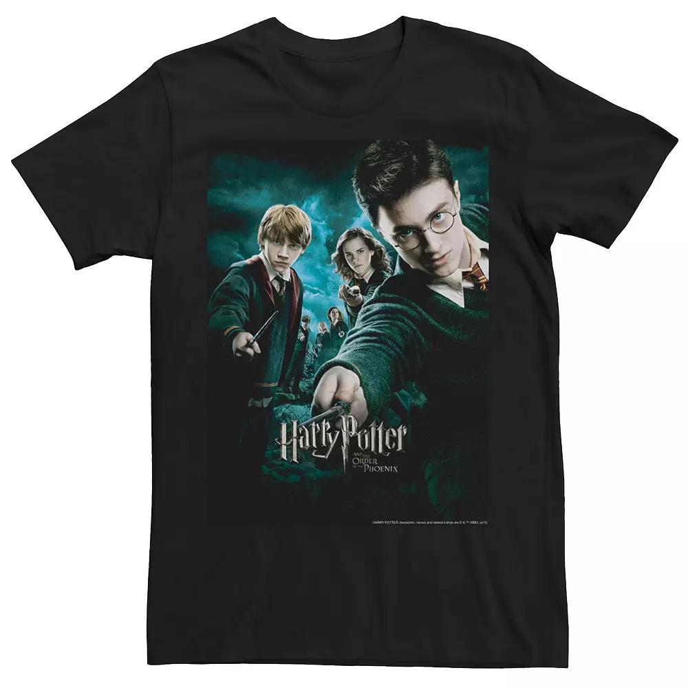 Men's Order of The Phoenix Wands Drawn Movie Poster Tee,  Product Image