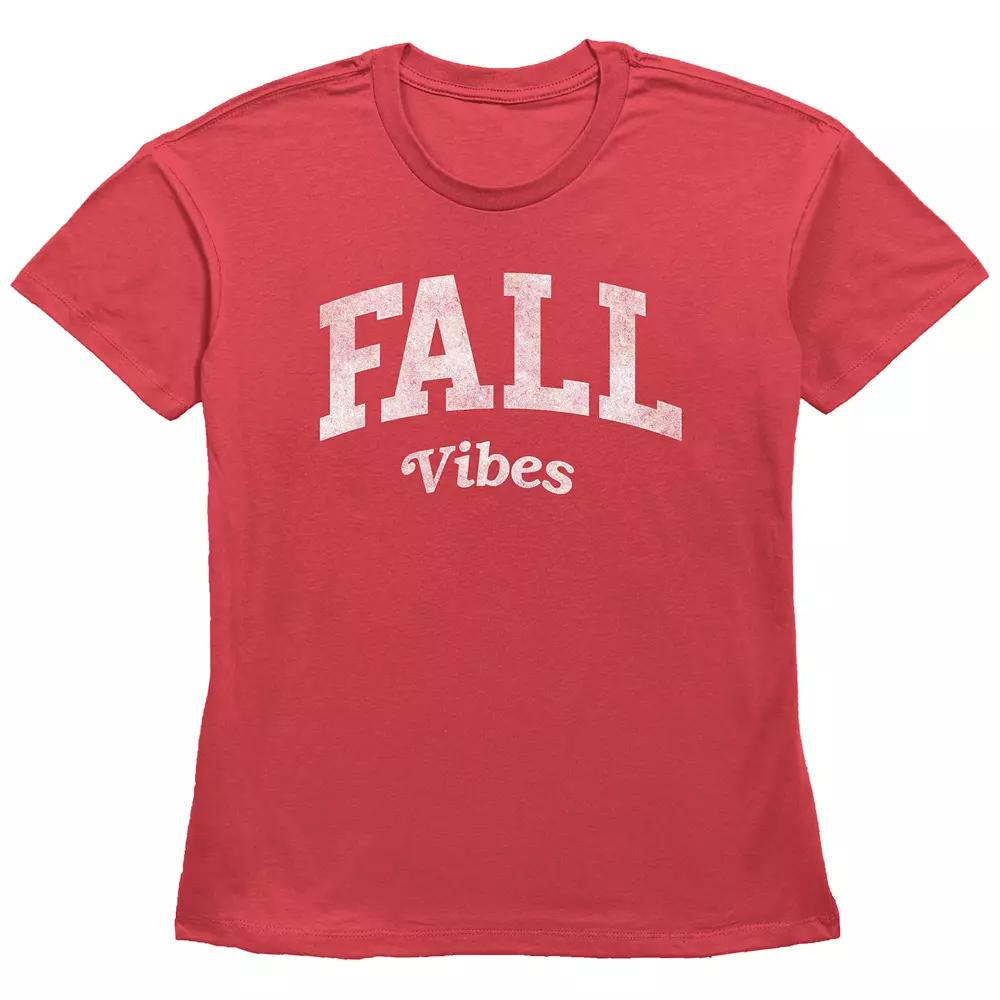Juniors' Fall Vibes Graphic Tee, Women's,  Product Image
