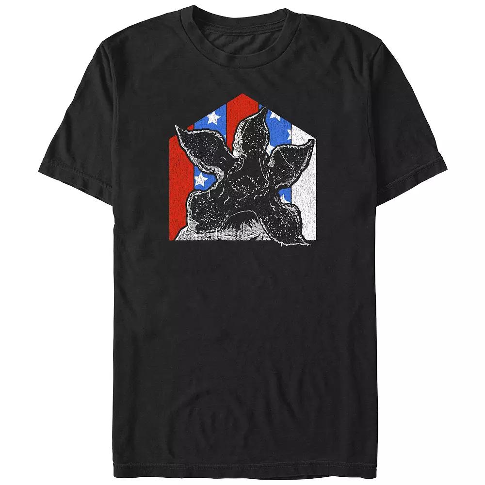 Big & Tall Stranger Things Red White And Blue Demogorgon Graphic Tee, Men's,  Product Image